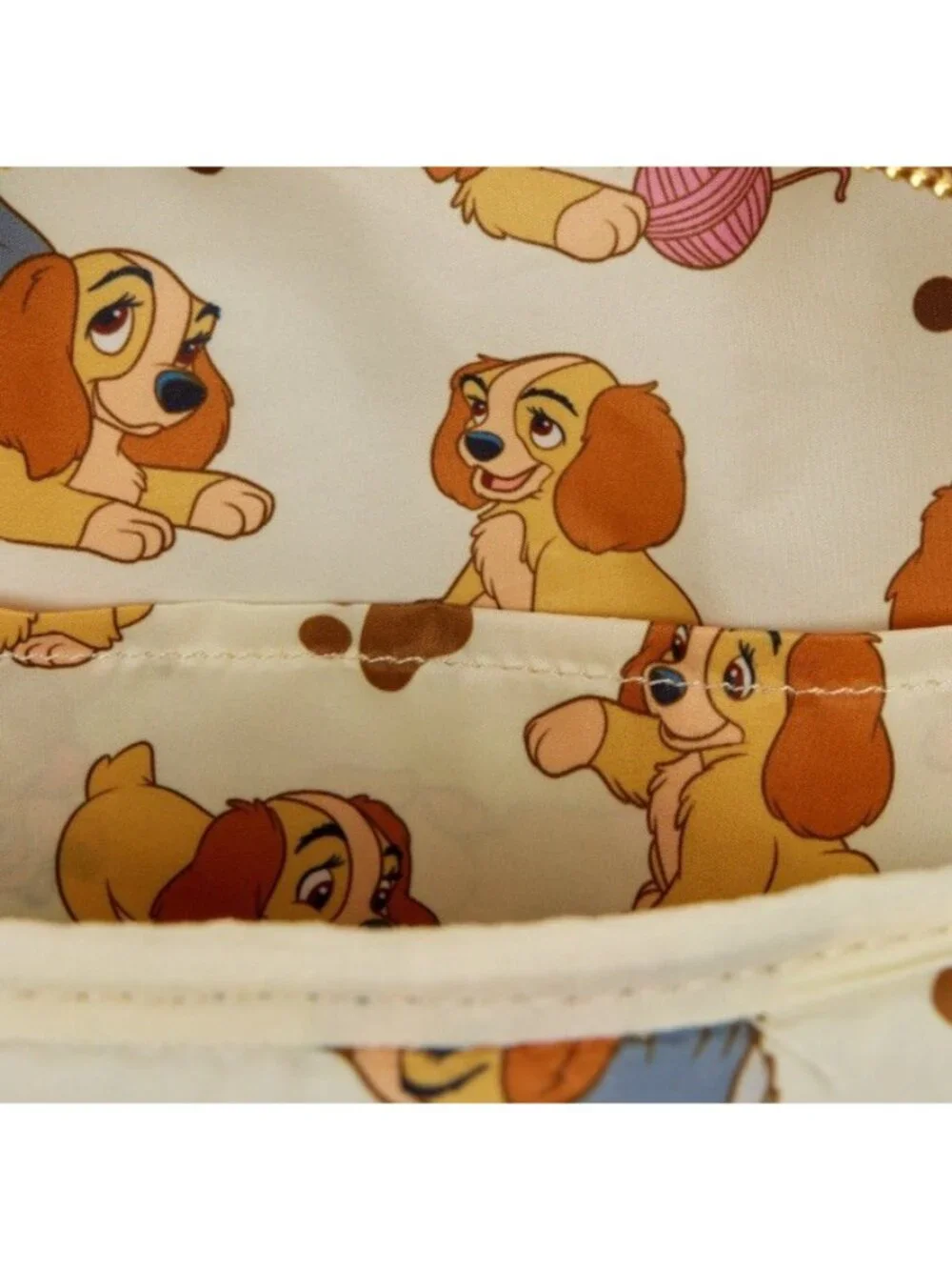Loungefly Disney Lady and the Tramp Puppies Pop Up Bow Gift Mini Backpack NWT